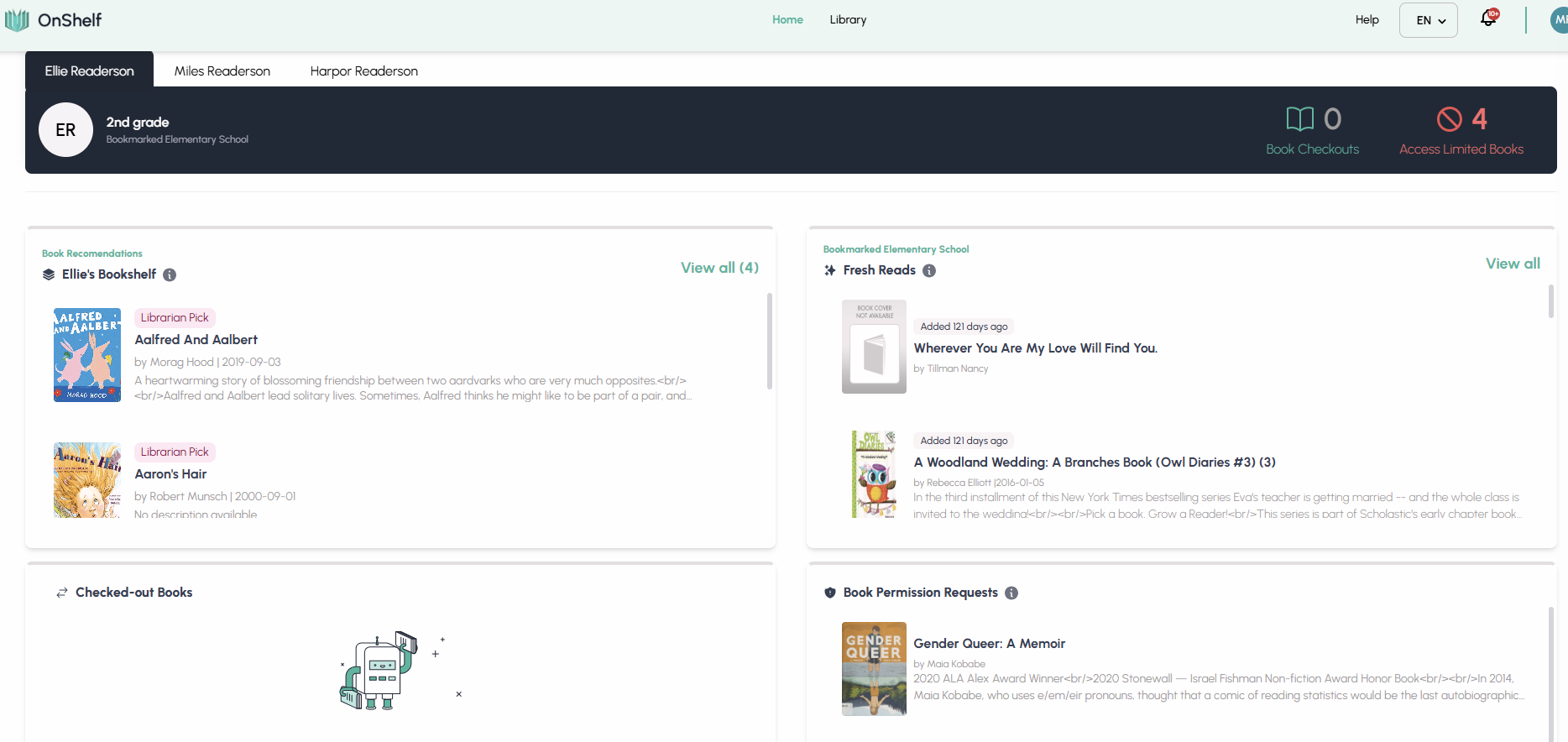2. Parent Engagement - Book recommendations, fresh reads & permission requests (1)